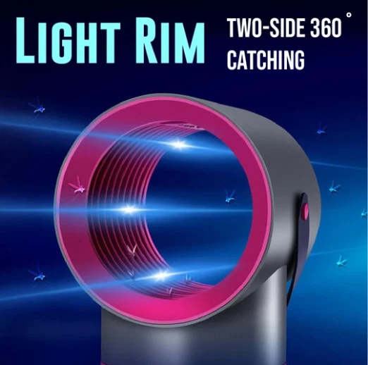 USB Mosquito Electronic Killer LED Lamp Electrical Insect Flies Anti Lantern Fly