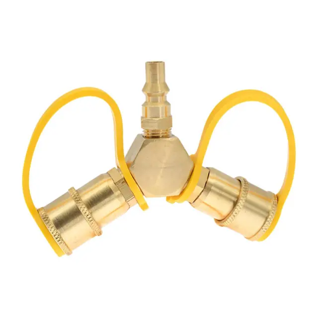 RV Propan Y Splitter, 1/4 Zoll Standard Gasflaschenadapter für