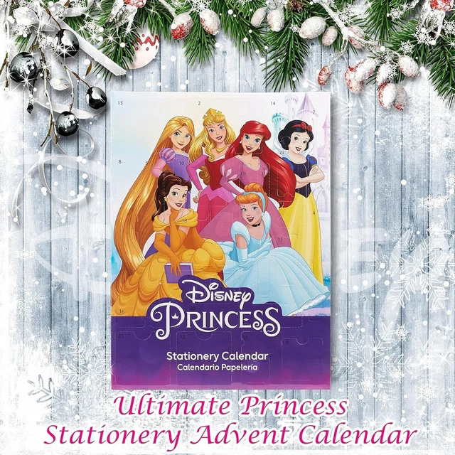 NEW DISNEY PRINCESS STATIONERY ADVENT CALENDAR 2023 Disney Princess £5.