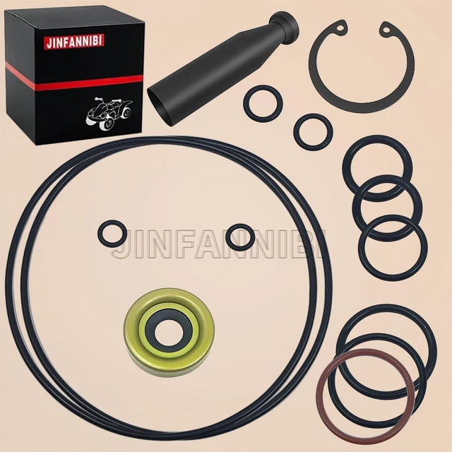 BLACK COMPRESSOR RESEAL Kit Oring Shaft Seal Installer Tool for GM A6 ...