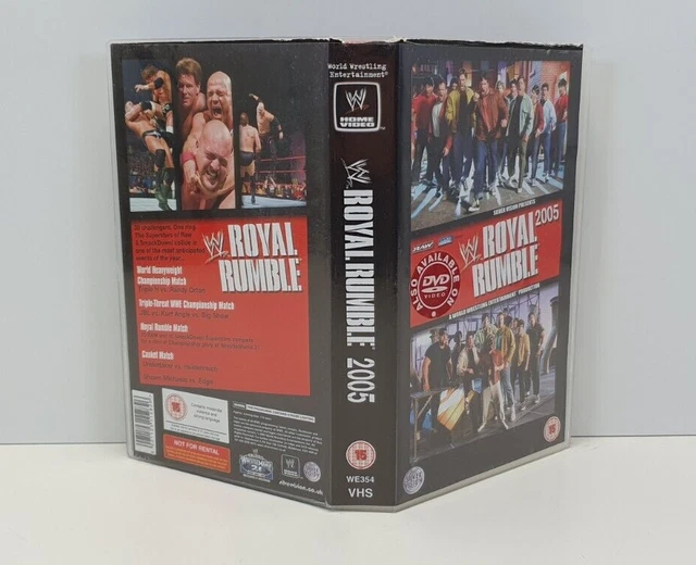WWF / WWE Royal Rumble 2005 VHS Wrestling Cassette Tape - ULTRA RARE! £ ...