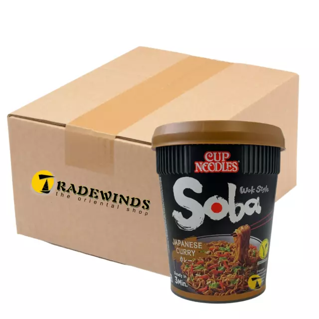 Nissin Soba Japanese Curry Cup Noodles - 8 Cups