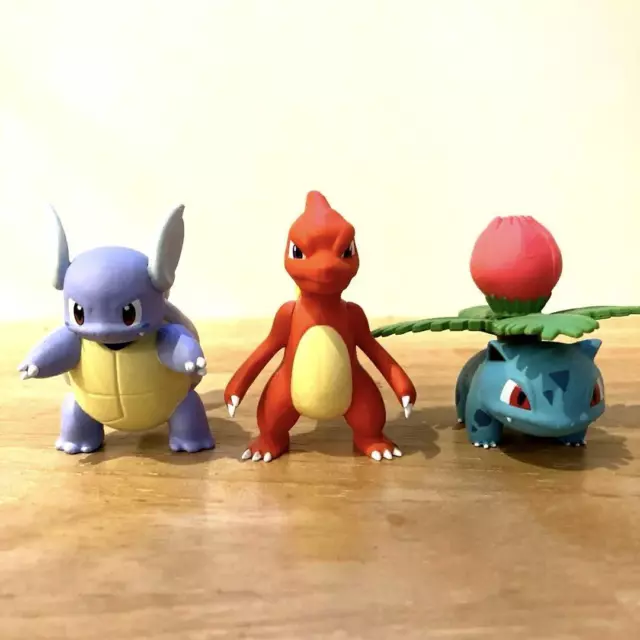 Menge Von 3 Bandai Pokemon Maßstab World Figur - Wartortle Charmeleon Ivysaur