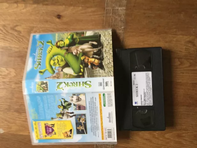 CASSETTE VIDEO VHS DESSIN ANIME SHREK 2  dreamworks