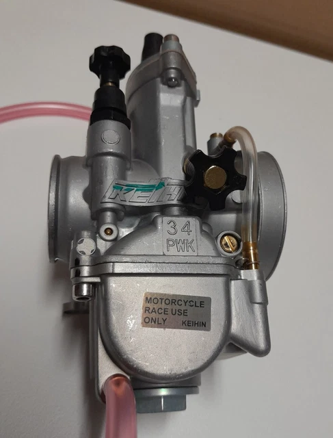 Carburatore 34 Pwk Keihin Valvola Piatta Vespa Moto Scooter Da Pista Gara