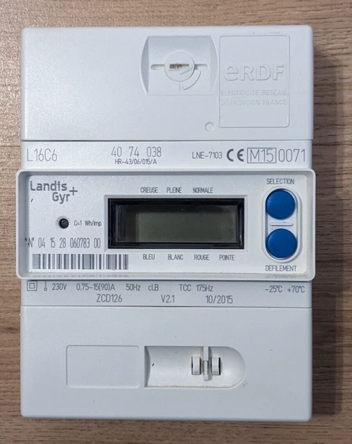 COMPTEUR ÉLECTRIQUE CBE Landis & Gyr simple tarif / double tarif — free download