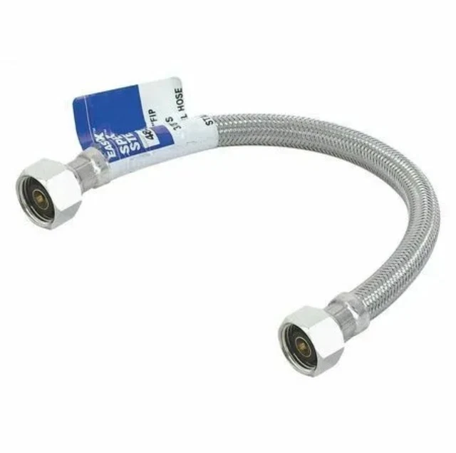 Eastman 48017 Supply Line,1/2" Outlet,1/2" Inlet Size, 20"