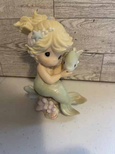 Precious Moments Mermaid "I'm Filled with Love for Youl" 2002 Sea of Friendship