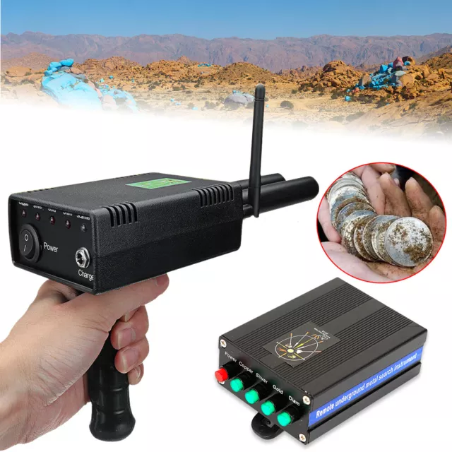 12V Antenne Metalldetektor Gold Digger Metal Detector Dual Probe 1000M