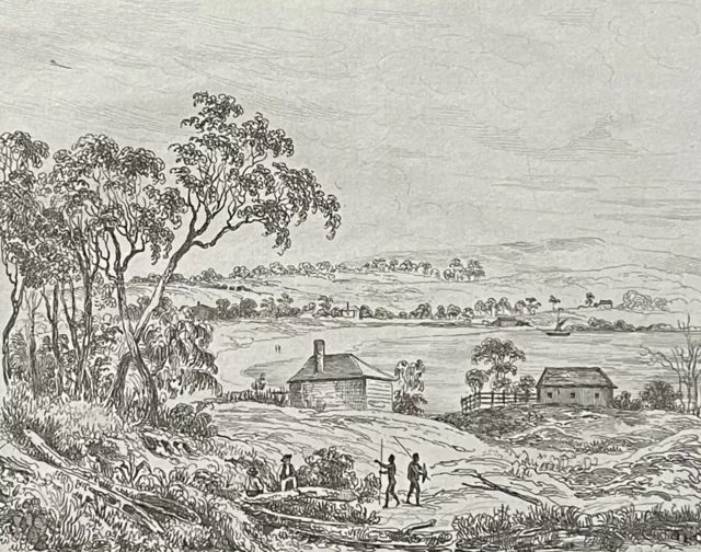 Australie Sydney à son origine vers 1790 Nouvelles-Galles du Sud 1835 Australia