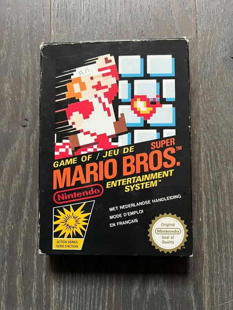 JEU SUPER MARIO Bros Nintendo NES PAL FAH complet avec cale en très bon état EUR 149,99