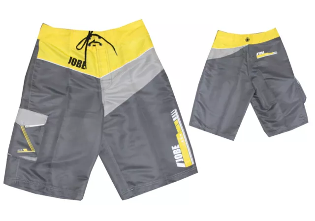 Jobe Boardshort Focus Men gelb Wakeboard Jetski Swimshort Wellenreiten Kiten MN