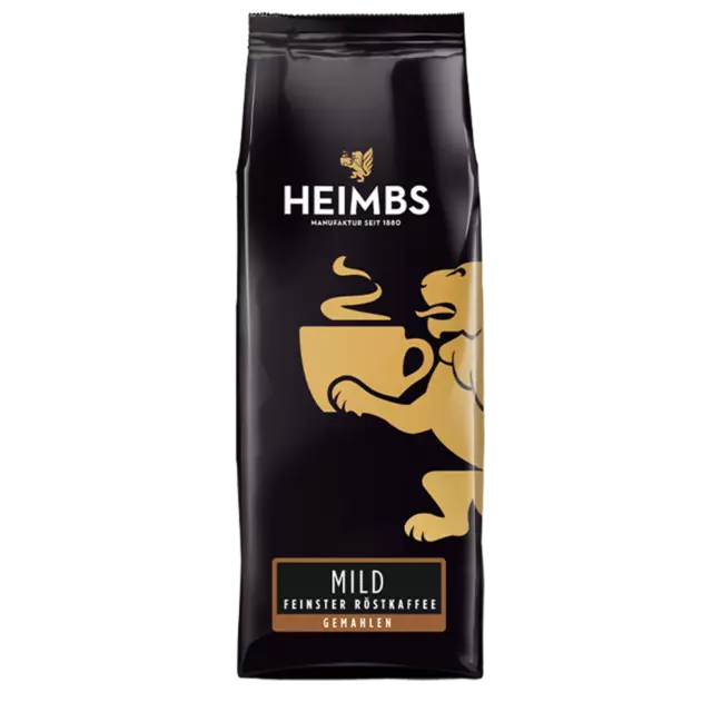 HEIMBS Mild Feinster Röstkaffee, 250g gemahlen