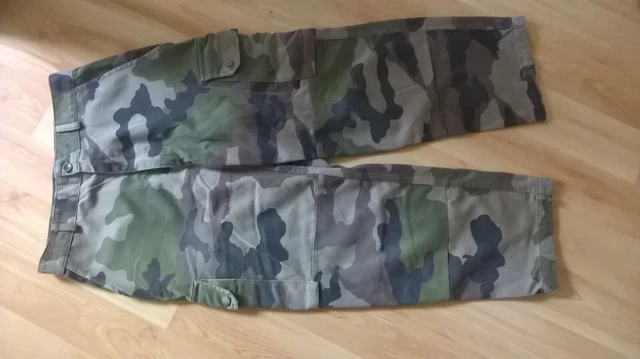 Pantalon Treillis F2 Camouflage CE Armée Française – Taille 40 – Robuste Et Réglementaire