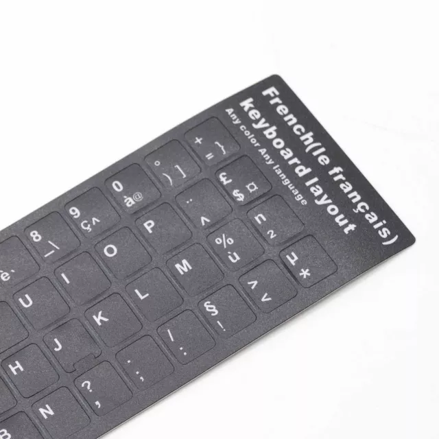 Klebstoffe Tastatur Schwarz Layout Azerty French Buchstaben Notebook 13x11mm_