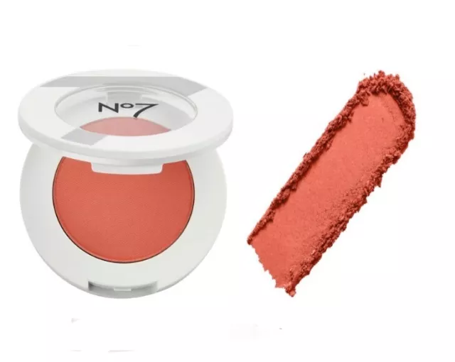 No7 Matte Powder Blusher - PEACHES - New