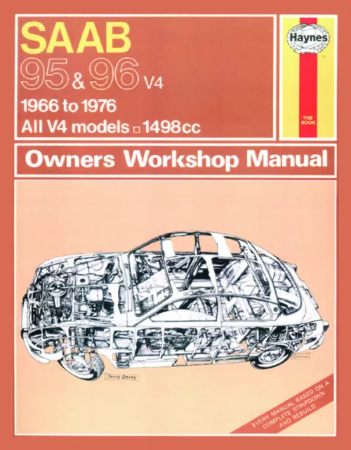 Saab 95 & 96 Petrol (66 - 76) Haynes Repair Manual