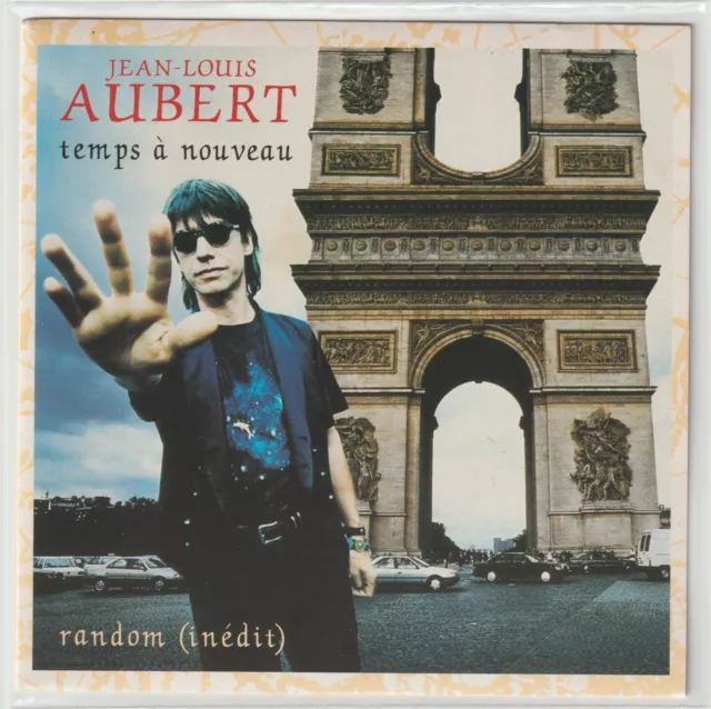 jean-louis aubert - 45 tours - temps nouveau / random (inédit ) (comme neuf )