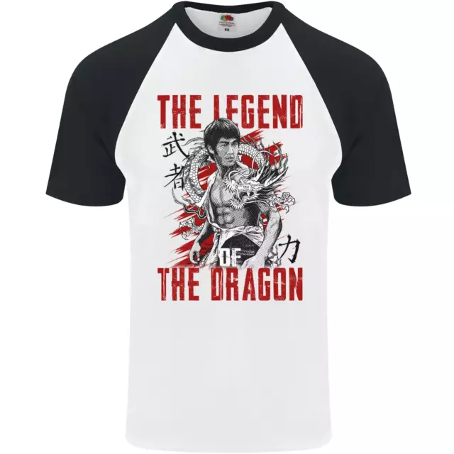 Legend of the Dragon MMA Martial Arts Movie Mens S/S Baseball T-Shirt
