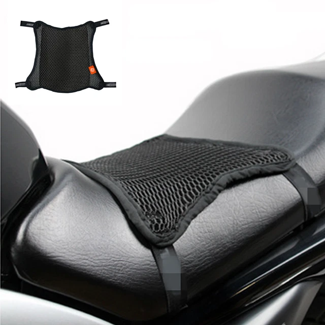 Motorcycle Motorbike Breathable Seat Cover Cushion 3D Mesh Net Pad Non-Slip