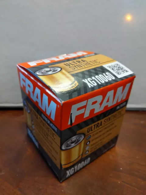 FRAM Ultra Synthetic XG10060 20K Mile Change Interval Spin-On Oil Filter, 1 Pack