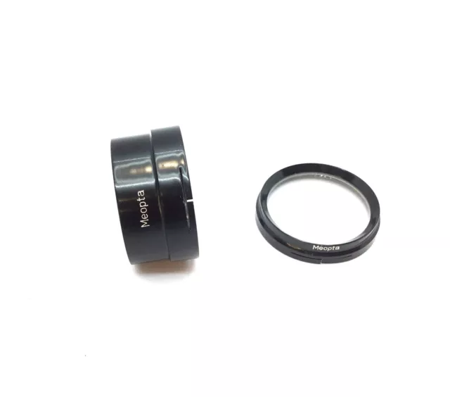 MEOPTA Plexpar 0,5-1m 30mm Close Up Lens  To Fit Flexaret II, III, IV, IVA, VA 2