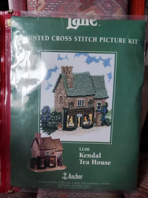 Anchor Lilliput Lane - Kendal Tea House - Counted Cross Stitch Kit (LL06)