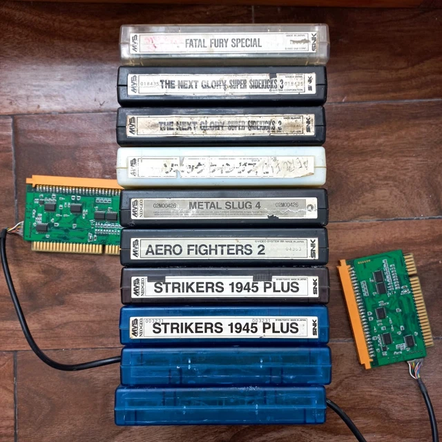 Lot Of 10 Games Neo Geo Mvs Arcade Jamma