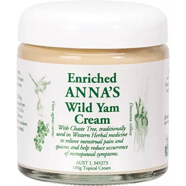 Enriched Anna's Wild Yam Cream *SEALED* Natural Hormone Menopause *FAST SHIP*