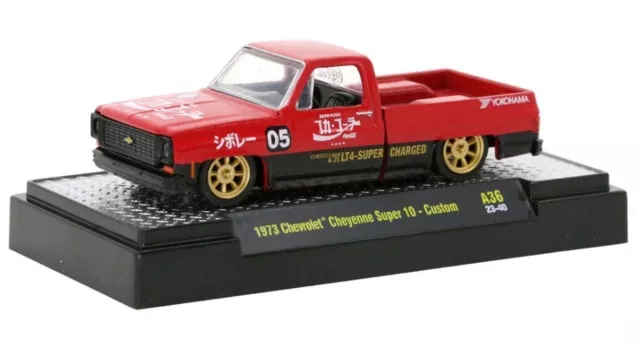 M2 Machines Coca-Cola 1973 Chevrolet Cheyenne Super 10 Custom A36 23-40