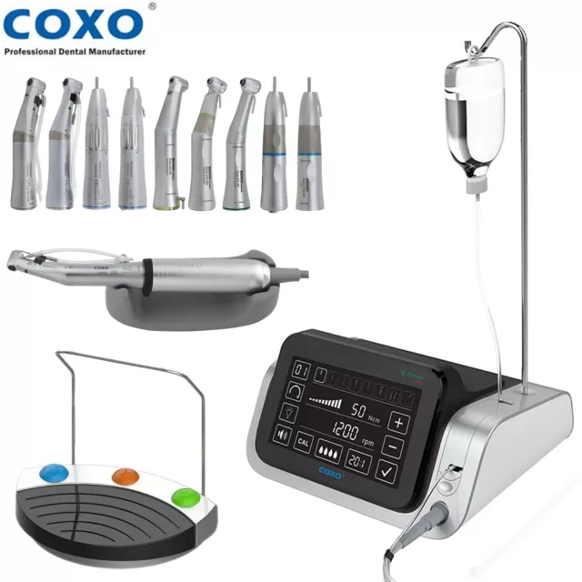 COXO C Sailor Pro Dental Implant Motor LED 20:1 Surgical Handpiece Contra Angle