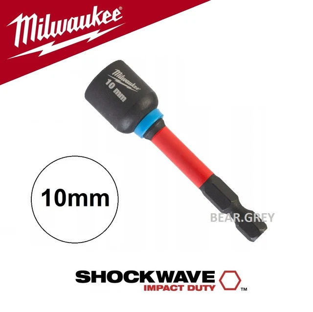 MILWAUKEE NUT SETTER 10mm Shockwave Impact Socket Nut Driver