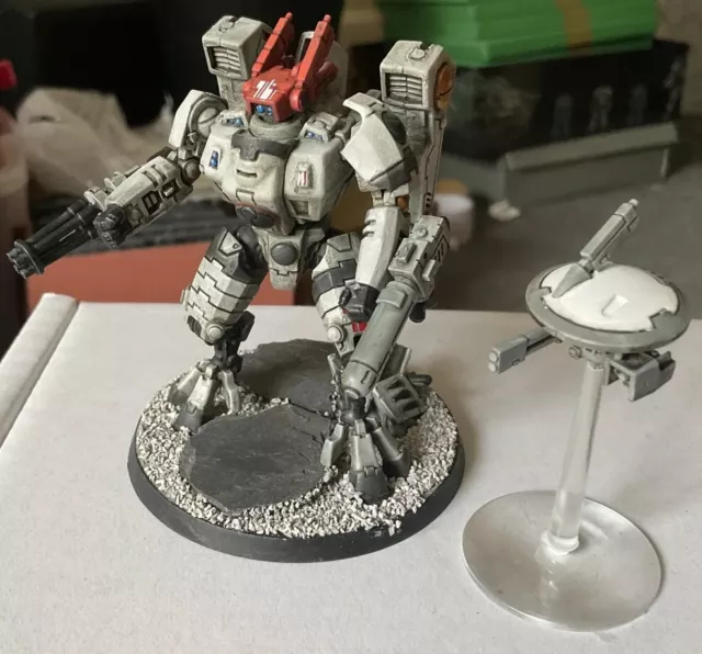 Warhammer 40K - Tau Empire - XV86 Coldstar Commander (R7) Exc Warhammer 40K - Tau Empire - XV86 Coldstar Commander (R7) Exc