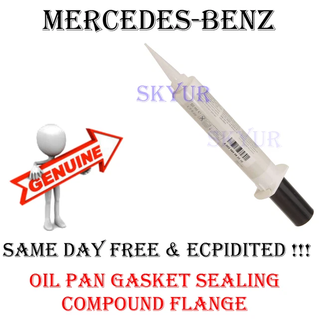 MERCEDES OIL PAN Gasket Sealing Compound Flange GENUINE 0039899820 EUR ...