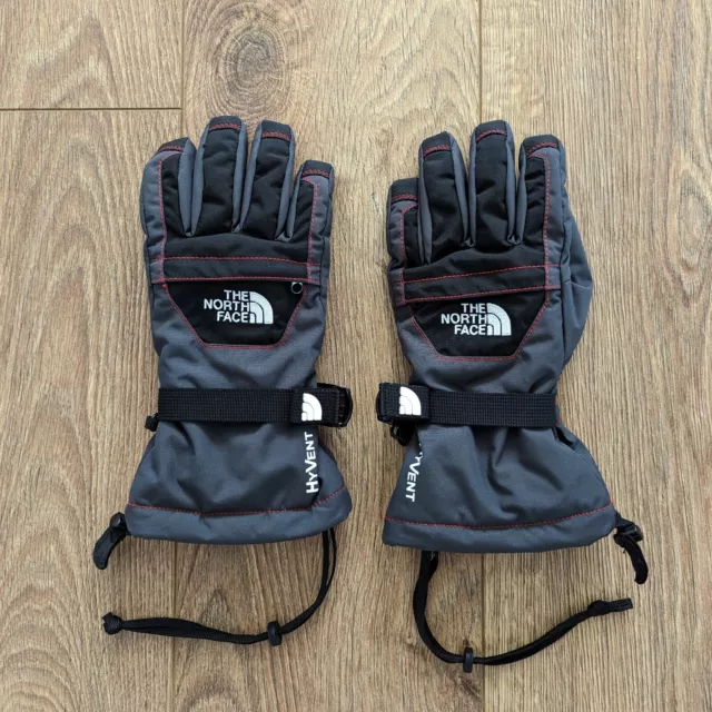 The North Face Boys Gloves Size M Gray Snowboard Ski Accessories Sportwear
