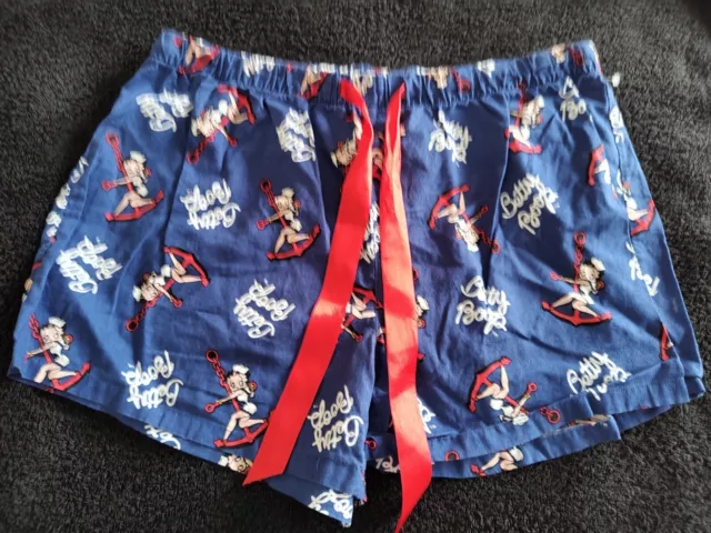 💙 Betty Boop Cotton Pj Shorts Size 14