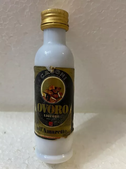 Mignon - Bottles - Miniature - LIQUORE OVORO ALL'AMARETTO CASONI (C746)