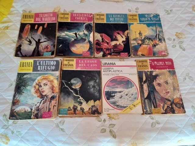 21 Libri di fantascienza con molti Urania 2