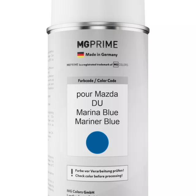 Peinture Voiture Bombes aérosols pour Mazda DU Marina Blue Mariner Blue 2