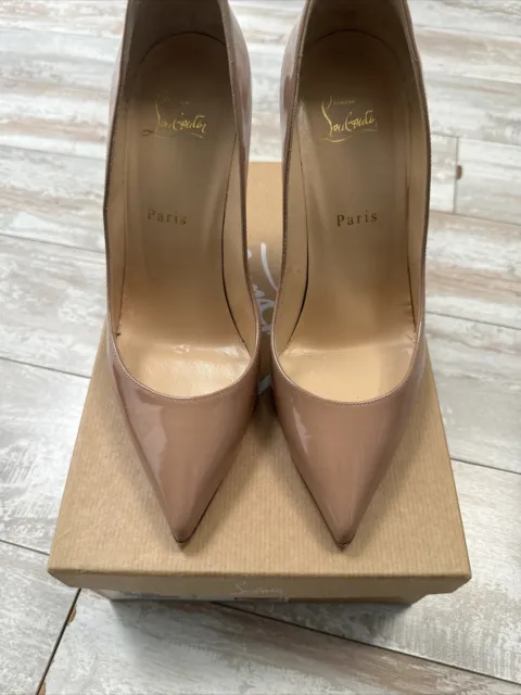 Christian Louboutin Pigalle Follies 100  - Nude Patent