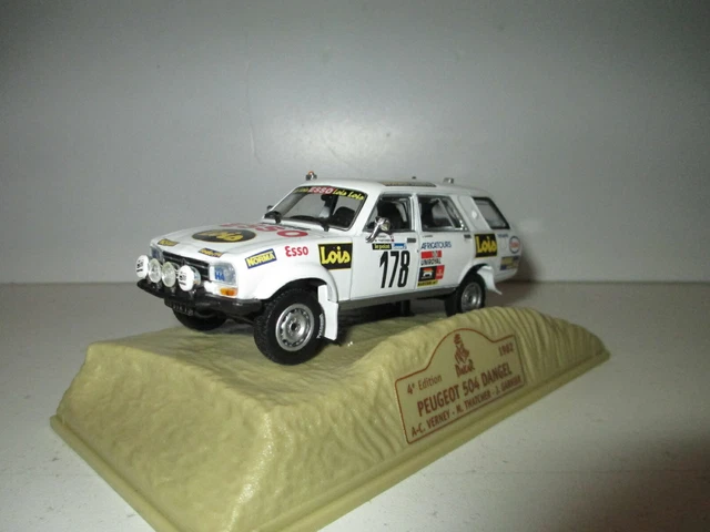 Superbe range rover n°212 - vainqueur du paris-dakar 1981 - 1/43 - Collection