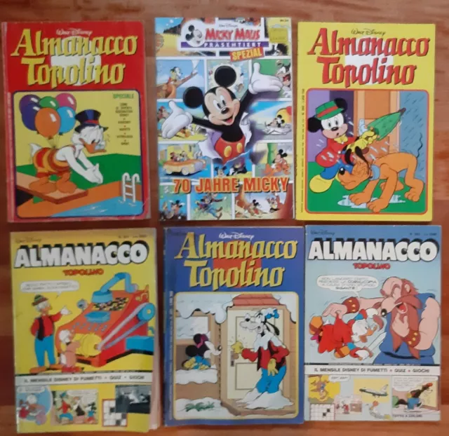 Lotto Disney Almanacco Topolino Paperino Minnie