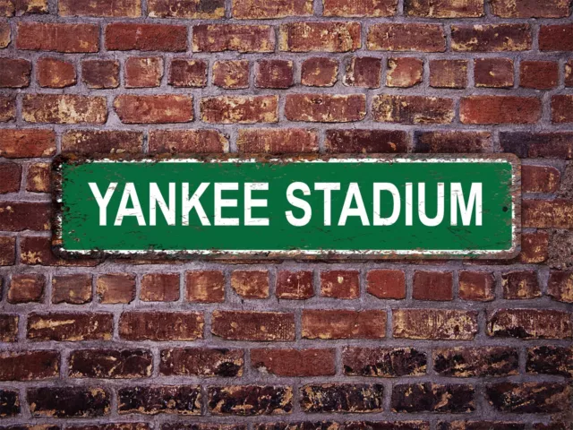 Yankee Stadium Street Sign New York Yankees Baseball Road 3