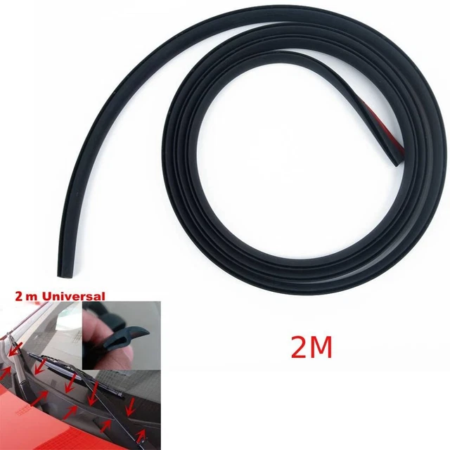 Joint Caoutchouc Pour Voiture - Bande De Calage Pare-brise Avant - 1.8m - Noir