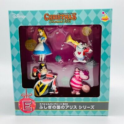 Disney Christmas Ornament Box Alice in Wonderland Figure Japan 2019 Cheshire Cat