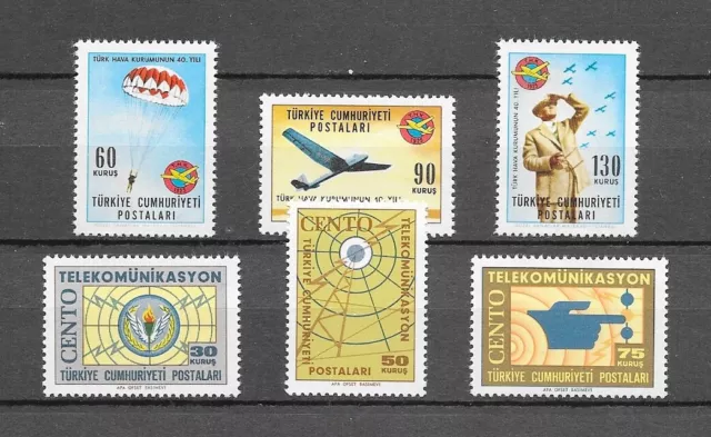 TURKEY TURQUIE - 1965 YT 1718 à 1723 - TIMBRES NEUFS** MNH LUXE