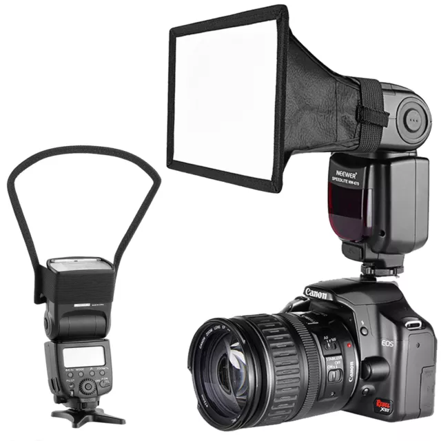 Neewer Camera Speedlite Flash Softbox and Reflector Diffuser Kit for Flash