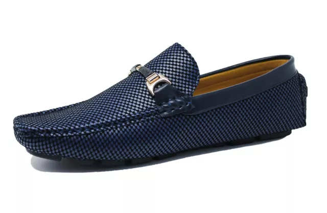 Mocassini uomo estivi blu deals