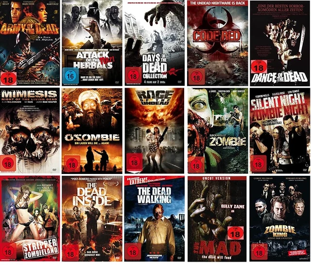 Wo Kann Ich Fsk 18 Filme Verkaufen FSK 18 ZOMBIE Paket - 18 Filme auf 16 DVD's/NEU/OVP #214 EUR 26,95