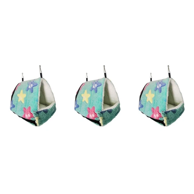 3x Kleine Tiere Bett Hamster Hängematte Hamster Schlafsack Hamster Warme Bett